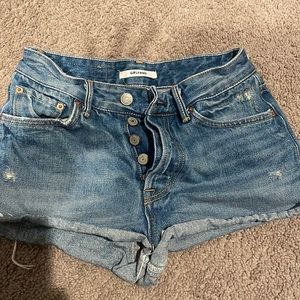 Grlfrnd Cindy cut off Jean shorts. Size 24